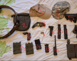 Mix of gear - Used airsoft equipment
