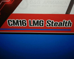 Cm16 LMG stealth - Used airsoft equipment