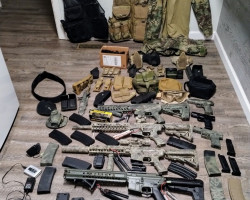 Airsoft collections - Used airsoft equipment