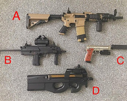 Airsoft guns for sale, NEW - Used airsoft equipment