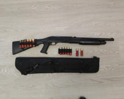 Cyma m870 tri shot shotgun - Used airsoft equipment