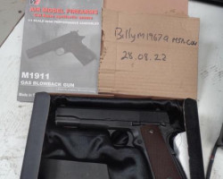 WE Colt m1911 gas pistol - Used airsoft equipment