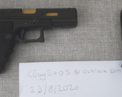 Army Arment custom glock 17 - Used airsoft equipment