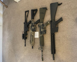 Lots of Upgraded AEG’s m4’s - Used airsoft equipment