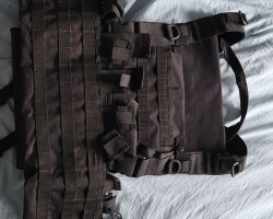 Black assault vest - Used airsoft equipment