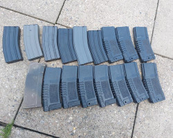 Various m4 mags - Used airsoft equipment