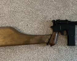 Mauser c96 with WOOD stock - Used airsoft equipment