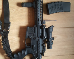 *BUNDLE* AR + Sniper w/ scope - Used airsoft equipment