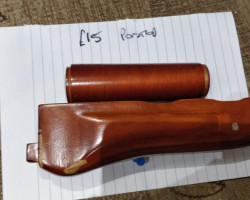 Wood hand guard for AK74 - Used airsoft equipment