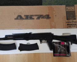 KSC AK74M GBB + Extras - Used airsoft equipment