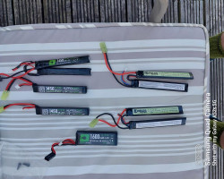ASG LiPo/LiFe charger + LiPos - Used airsoft equipment