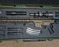 Rare ares ar308L deluxe with e - Used airsoft equipment