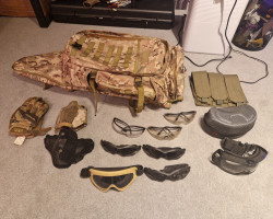 Mixture of gear - Used airsoft equipment