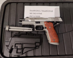 SIG X-FIVE P226 Stainless - Used airsoft equipment