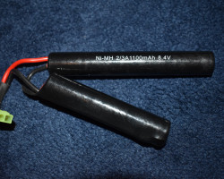 8.4v NiMh Battery 1100 MaH - Used airsoft equipment