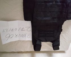 Black Plate Carrier - Used airsoft equipment