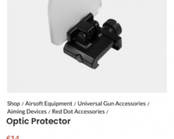 Optic protector - Used airsoft equipment