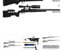 Wanted! SSG Sniper Rifle - Used airsoft equipment
