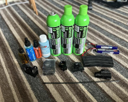 airsoft accessories MIX lot - Used airsoft equipment