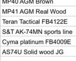Rifles for sale - CYMA TERRAN - Used airsoft equipment