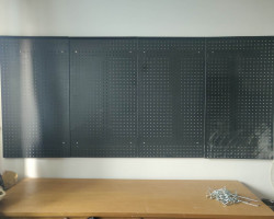 Metal peg board - Used airsoft equipment
