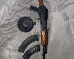 Ak74 with lct drum mag - Used airsoft equipment