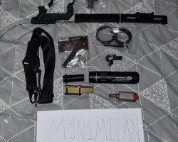 Assortment of accessories - Used airsoft equipment