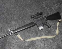 CYMA CM009B M16A1 BLACK WITH C - Used airsoft equipment