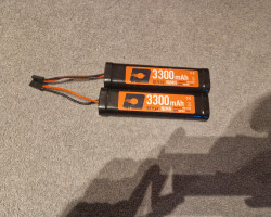 3300 MHa batteries - Used airsoft equipment