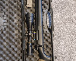 SSG-24 With Scope, Mag, Case - Used airsoft equipment