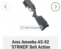 Ares amoeba AS-02 - Used airsoft equipment