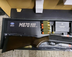 Tm gas m870 shotgun - Used airsoft equipment