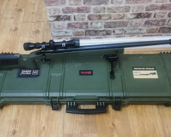 Sniper, scope and bipod + case - Used airsoft equipment