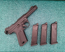 Upgraded AAP01, holster 3 mags - Used airsoft equipment