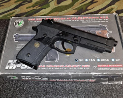 WE M9 black gbb pistol - Used airsoft equipment