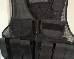 Mil-Tec USMC Tactical Vest Bla - Used airsoft equipment