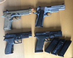 Airsoft Gas Blowback Pistols - Used airsoft equipment