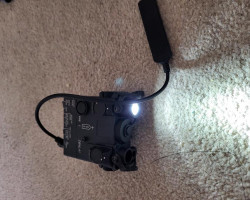 Peq box with laser and torch - Used airsoft equipment