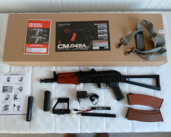 Cyma CM.045A AKS-74U real wood - Used airsoft equipment