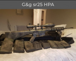 HPA G&G sr25 - Used airsoft equipment