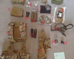 Assortment of Gear - Used airsoft equipment