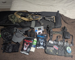 Complete RIF and kit set - Used airsoft equipment