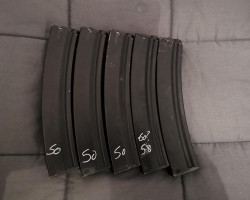 Metal MP5 Magazines x5 - Used airsoft equipment