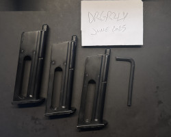 WE C02 Desert Eagle Magazines - Used airsoft equipment