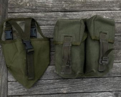 British army Olive green pouch - Used airsoft equipment