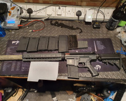 G & G SR25 - Has a 6.02 barrel - Used airsoft equipment