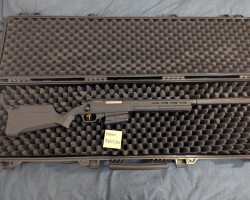 Upgraded AS02 sniper and case - Used airsoft equipment