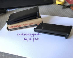 KWA vector short mags - Used airsoft equipment