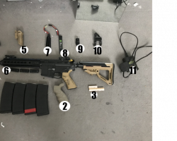Lot of items - Used airsoft equipment
