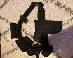 Gas Glock and holster belt - Used airsoft equipment